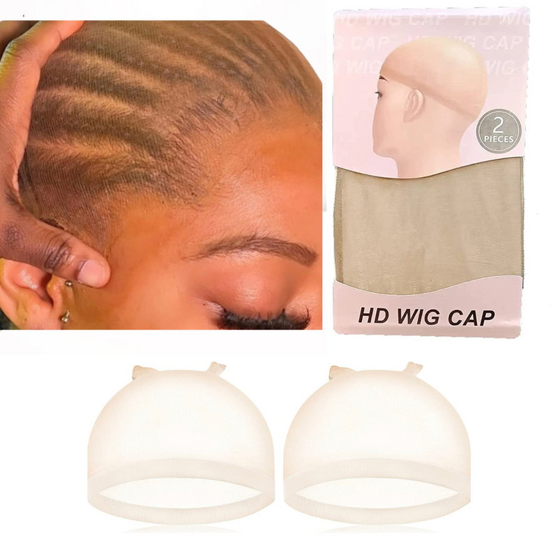 HD Wig Cap For Lace Front Wigs Invisible Sheer (Amazon) The Boss Hair 4