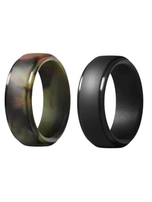 Outdoor Sport Soft Wedding Bands for Him and Her Thin Comfortable Durable Flexible Finger Rings for Physical Activity