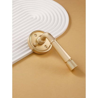 1 Pack Gold Door Lever Privacy Door Levers Satin Brass Door Lever Interior Brush