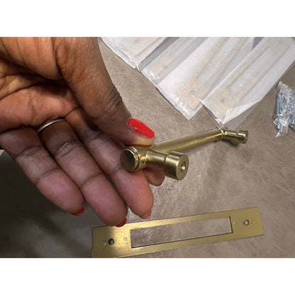 Khtumeware 5 Pack 5 Inch (128 Mm) Center To Center Champagne Bronze Cabinet Pull