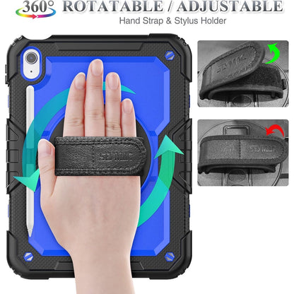 SEYMAC Stock Case For IPad (A16) 11th/10th Generation 11''/10.9'',Blue+Black