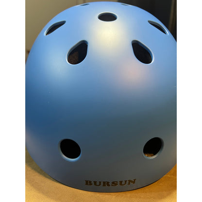 BURSUN Bike Helmet Ventilation & Adjustable Helmet For Ages 8-14 Boys Girls Multi-Sport Helmet For Bicycle Skate Scooter, Blue.