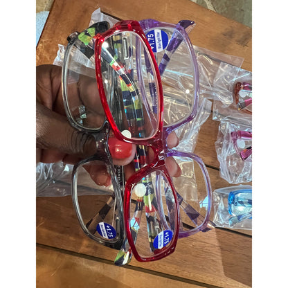 Gaoye 1.75 Reading Glasses For Women, 6 Pack Fashion Readers For Women Spring