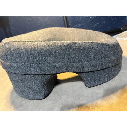 K.TAKHOI Face Down Adjustable Memory Foam Pillow With 2 Air Vents - Stomach Sleep & Post-Eye Surgery Headrest With Massage Cushion For Recovery (Dark Gray, Medium).