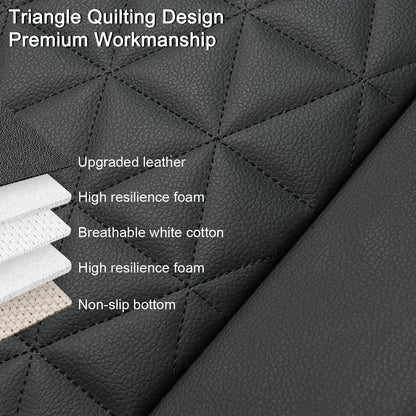 Black Panther PU Car Seat Cover, Front Seat Protector Compatible (1Piece,Black)