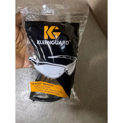KleenGuard V60 Nemesis Vision CorrectionSafety+2.5 Diopters, Black Frame, 1 Pair