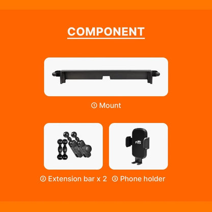FICS Car Phone Holder for Genesis GV70, G80 – Custom-Fit Mount for Seamless