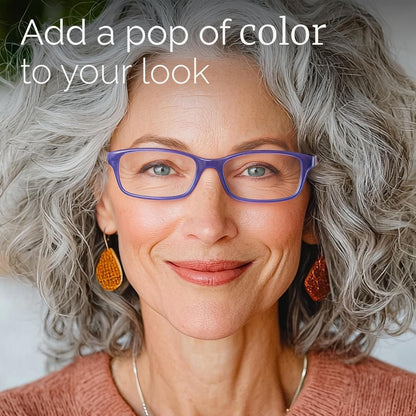 Gaoye 1.75 Reading Glasses For Women, 6 Pack Fashion Readers For Women Spring