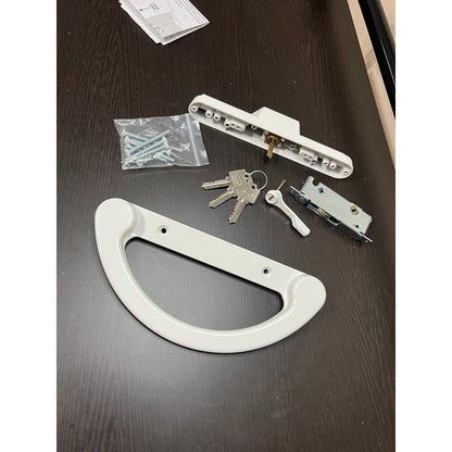 HILLMASTER Sliding Glass Door Handle With Mortise Lock And Key Cylinder,Patio