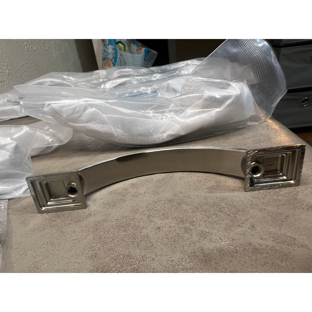 Amerdeco 10 Pack Brushed Satin Nickel Cabinet Pulls 3 Inch(76mm) Hole Centers
