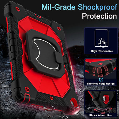 Scnioy Case For IPad 9th Generation IPad Case 9th 8th 7th Gen, Black Red