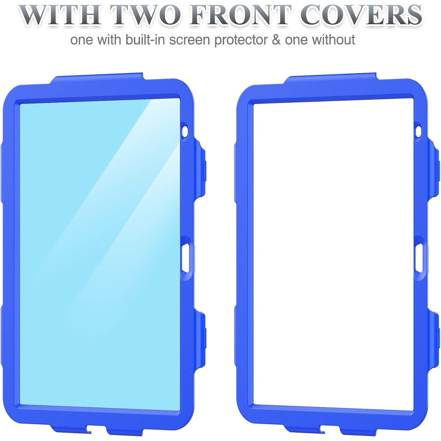 SEYMAC Stock Case For IPad (A16) 11th/10th Generation 11''/10.9'',Blue+Black
