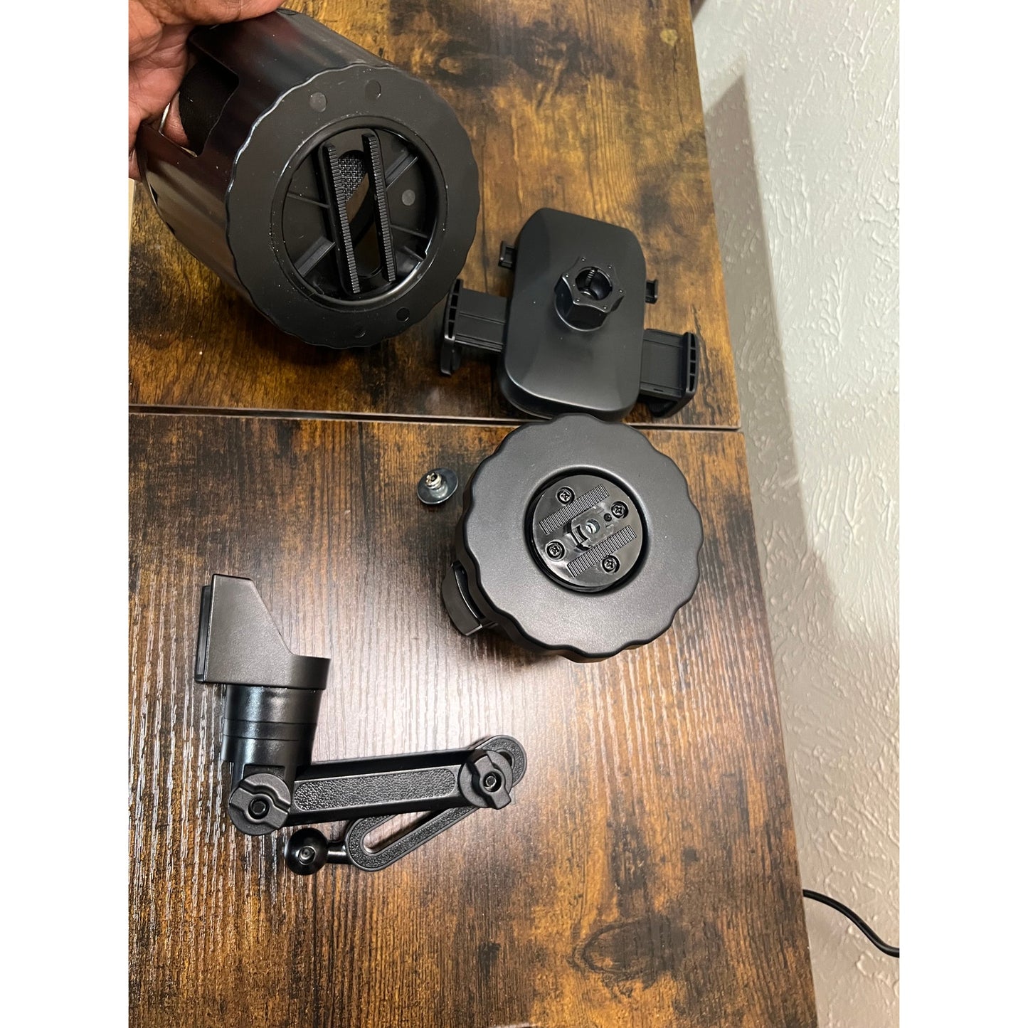 Phone Holders For Your Car, 2 In 1 Universal Cup Holder ExpanderAdjustable-Black