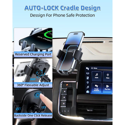 PZK Car Phone Mount For 2021-2024 Chevy Tahoe/Suburban/GMC Yukon/Yukon XL