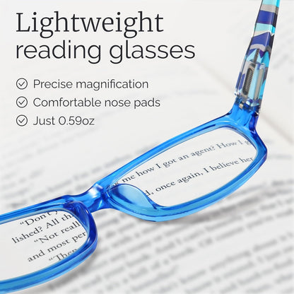 Gaoye 1.75 Reading Glasses For Women, 6 Pack Fashion Readers For Women Spring