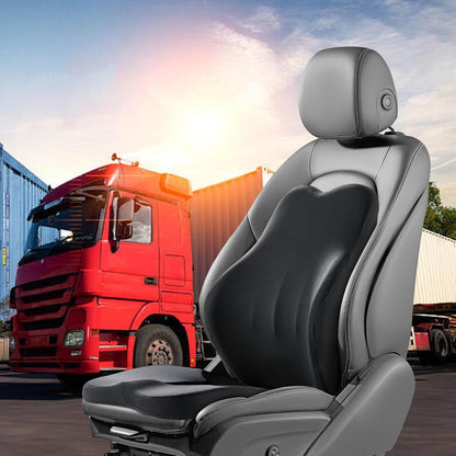 HOMBYS Memory Foam Truck Seat Cushion,Truck Seat Cushions for Truck DriversBlack