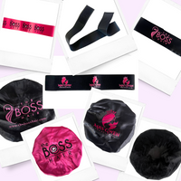 Spend $9.99 & Get 2 FREE Items! Hair Bonnet Satin and Elastic Edge Melt Bands