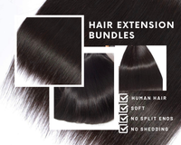 10A Brazilian Hair Weft Human Hair Weave Straight Unprocessed Bundles 1 bundles/pack 14"~28" The Boss Hair 39
