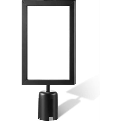 Jecery 1 Pc Stanchion Sign Holder Frame Portrait Top Stand Poster Display