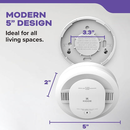 Kidde And Carbon Monoxide Detector, 10-Year Battery Powered, With Voice-1 Pack