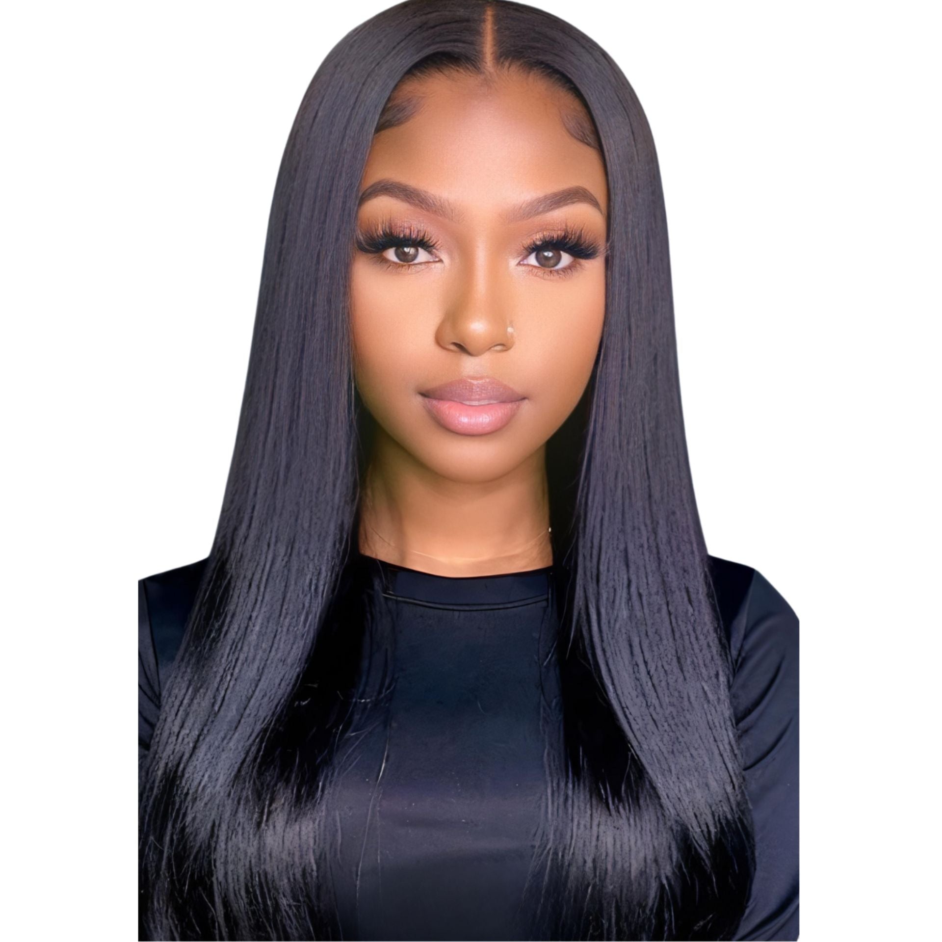 13x4 Full Frontal Lace Front Wig Straight Human Hair