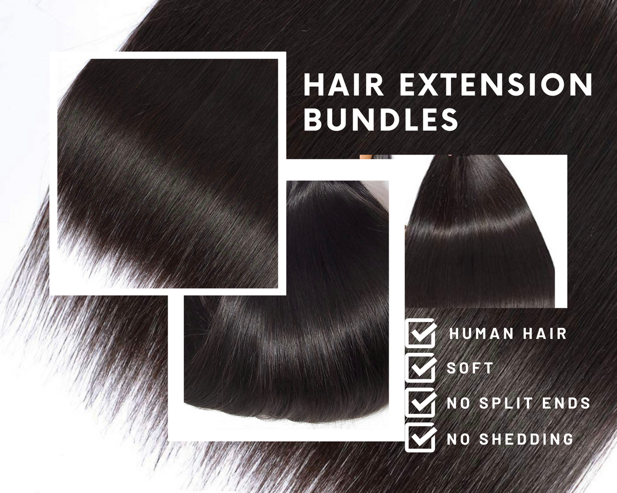 12A Virgin Hair Extensions Straight Bundle Hair 14~28" Full Ends 1 Bundle/pack (Amazon) The Boss Hair 49