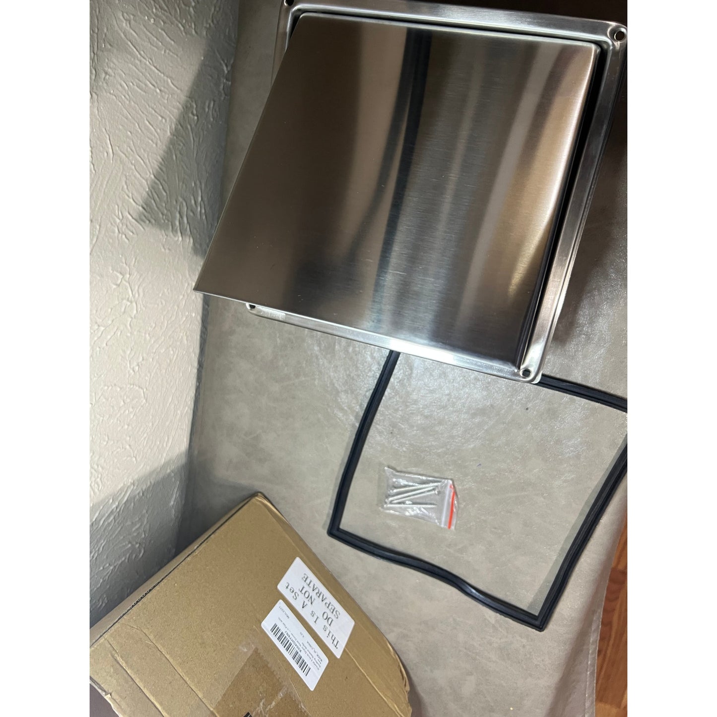Gisafai 6 Inch Dryer Vent Cover Outdoor With Stainless Steel Screen Silver