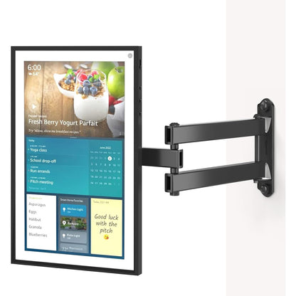 WALI Mount For Show 21, Show 15, Adjustable Wall Mounting Bracket With Heavy Duty 15” Extension Arm, Rotate Tilt Swivel For Show 21, Show 15, Holds Up To 33lbs, Black