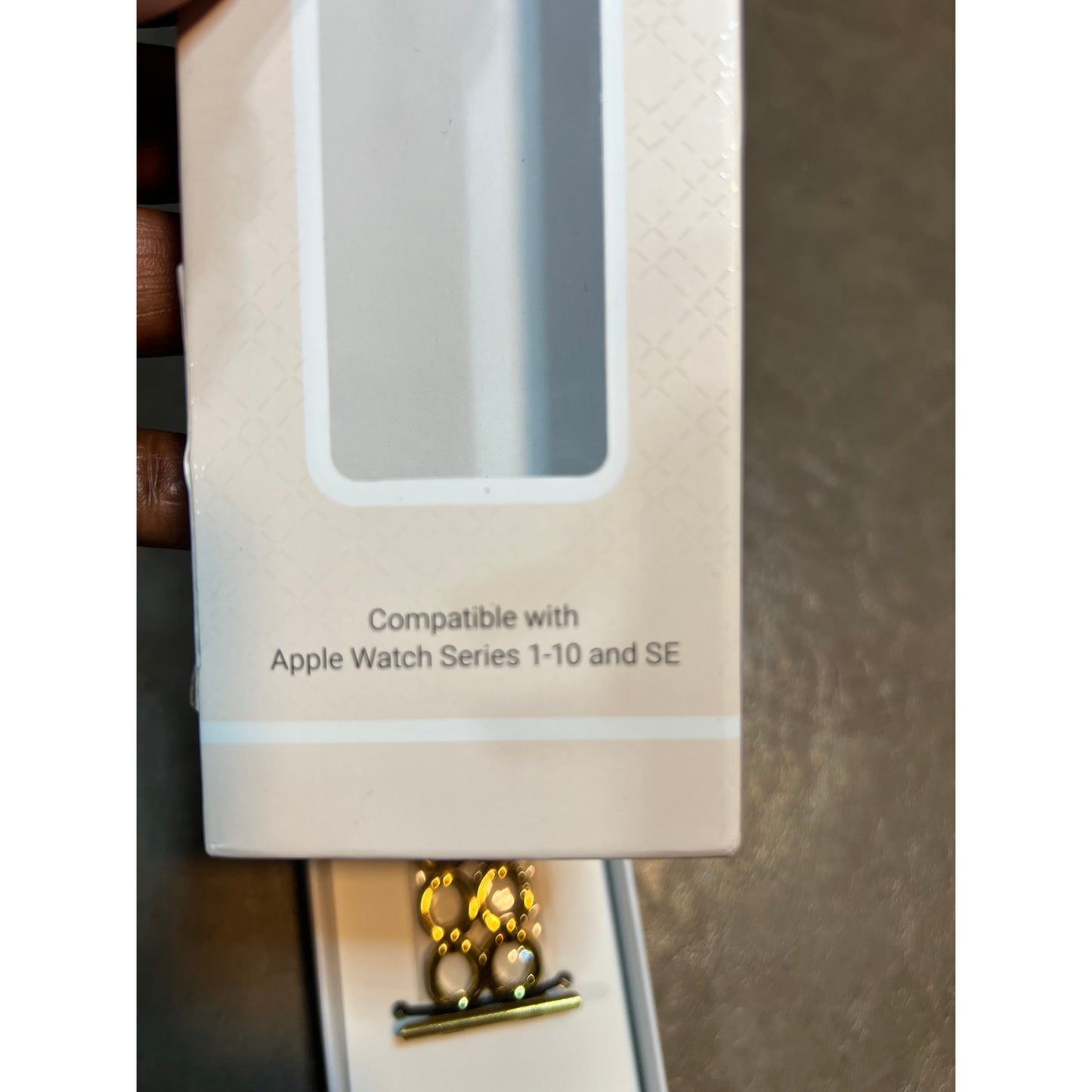 My Pretty Strap- Compatible Apple Watch Band - Stainless Steel IWatch Strap For Women - Adjustable Strap (5.3" - 7") - Series 1-10, SE & Ultra (38/40 41/42/44/45/49) - Gold Gemina.