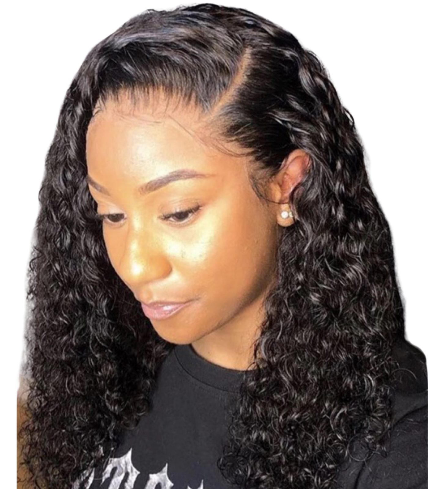 13x4 Deep Wave 10A Hair Full Frontal Lace Wig 180% Density 16"~30" Bleached Knots Dome Cap Design No Combs The Boss Hair 104