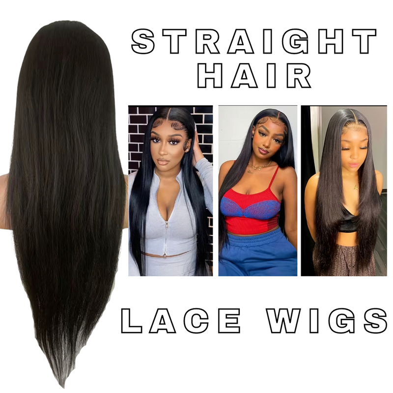 13x4 Full Frontal Lace Front Wig Straight Human Hair The Boss Hair 250