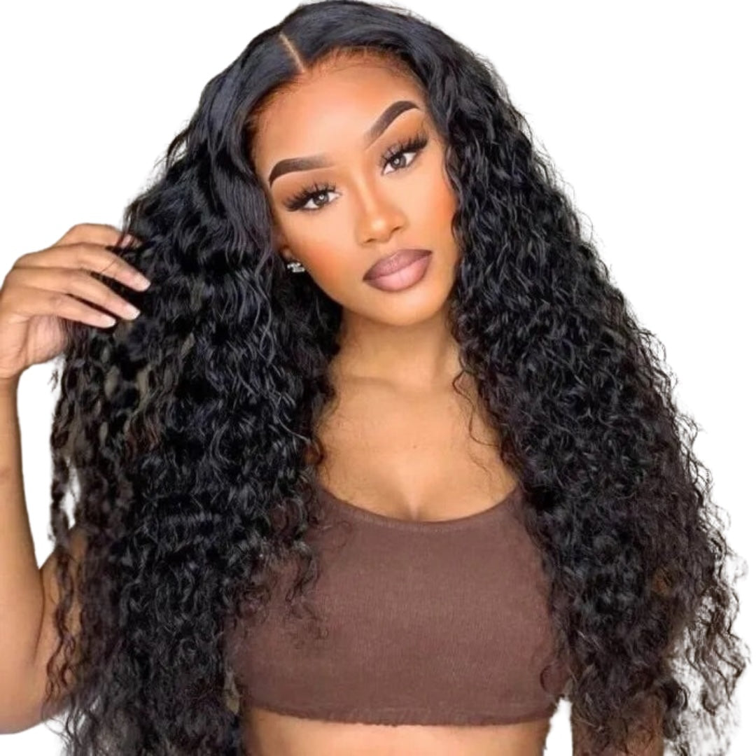 Deep Wave 13x6 Lace Front Wig 180% Density Transparent Lace | Mrs