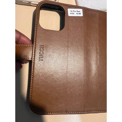 iPhone 16 Pro Max Phone Cases ( Brown & Tan)