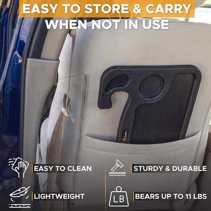 EcoNour 2 In 1 Car Steering Wheel Desk | Tray For Laptop Car Mount With PenBlack