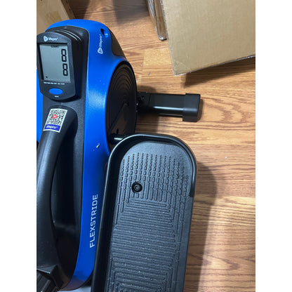 Lifepro Portable Under Desk Elliptical Exercise Machine - Manual Pedal Exerciser For Home Workouts, Muscle Toning, Energy Boost - Mini Foot & Leg Exerciser With Fitness App-Blue