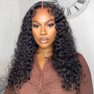16" 13x4 Lace Front Wigs Loose Deep Wave Transparent Lace 12A The Boss Hair 175