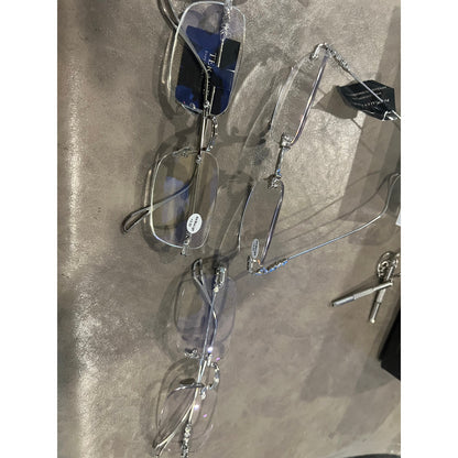 TERAISE 3Packs Frameless Metal Reading Glasses For Men/Women Blue Light Blocking