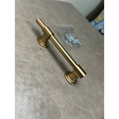 Franklin Brass 3 Pack Champagne Bronze Gold Cabinet Handles Adjustable Drawer