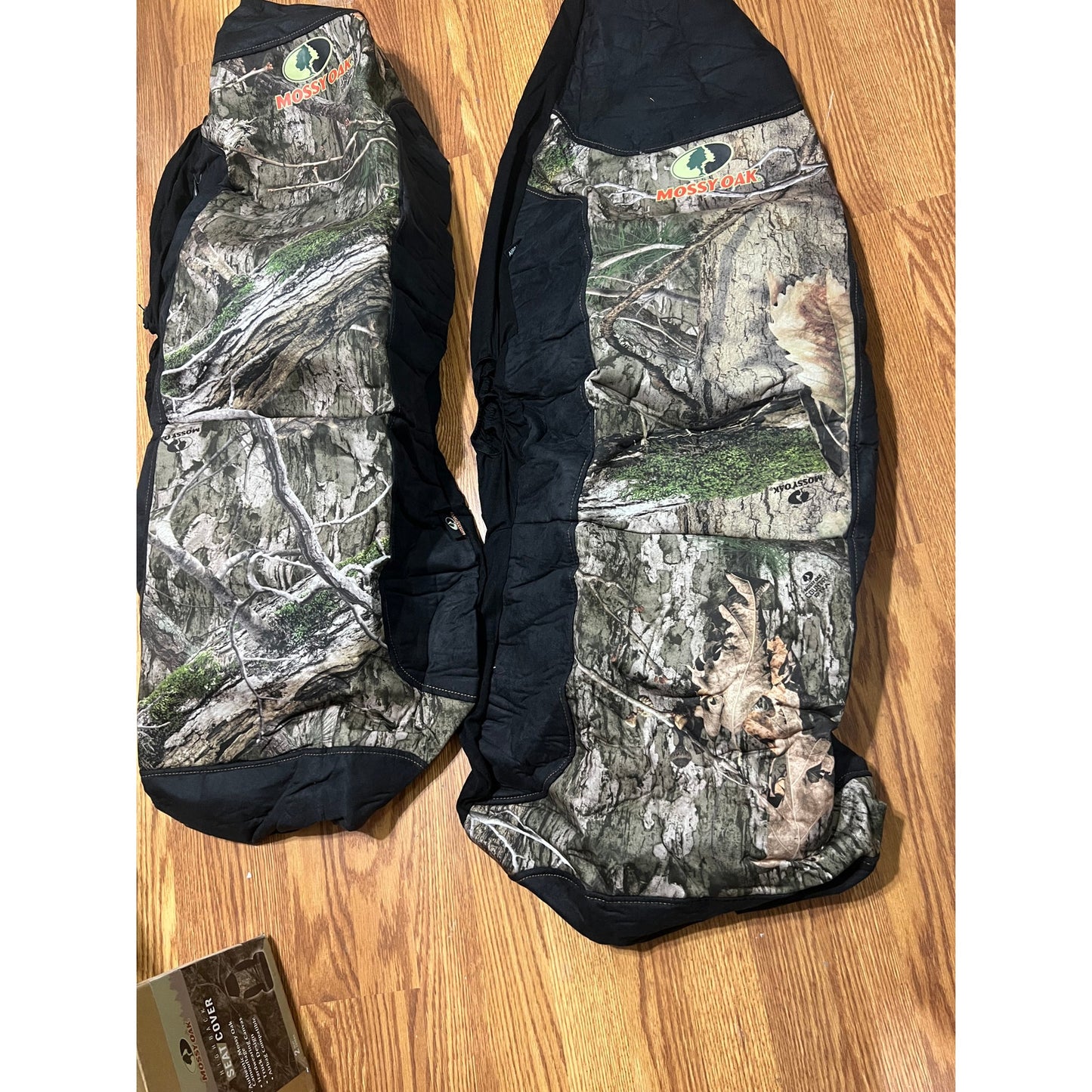 Mossy Oak High Back Camo Seat Covers, Airbag Compatible, Large Size To Fit Truck Seats - Made With Cotton & Suede Fabric - Official Licensed Product.