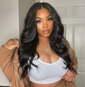 18" Body Wave 13x4 Lace Front 150% Density Brazilian Hair The Boss Hair 145