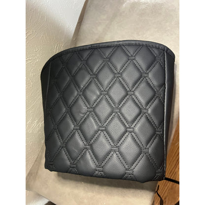 Black Panther PU Car Seat Cover, Front Seat Protector Compatible (1Piece,Black)