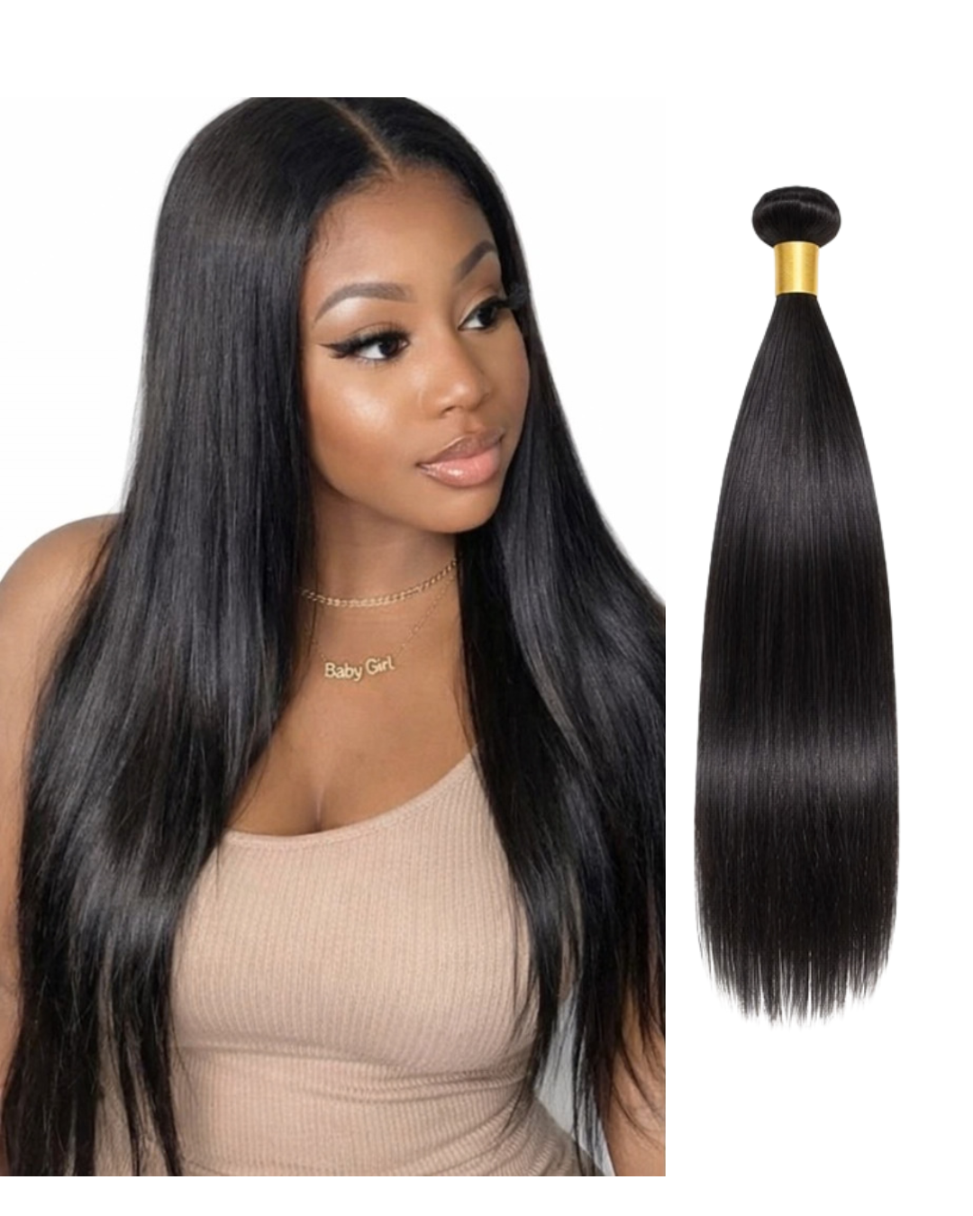 12A Raw Hair Extensions Straight Bundle Hair 16"- 30" Full Ends 1 Bundle per pack