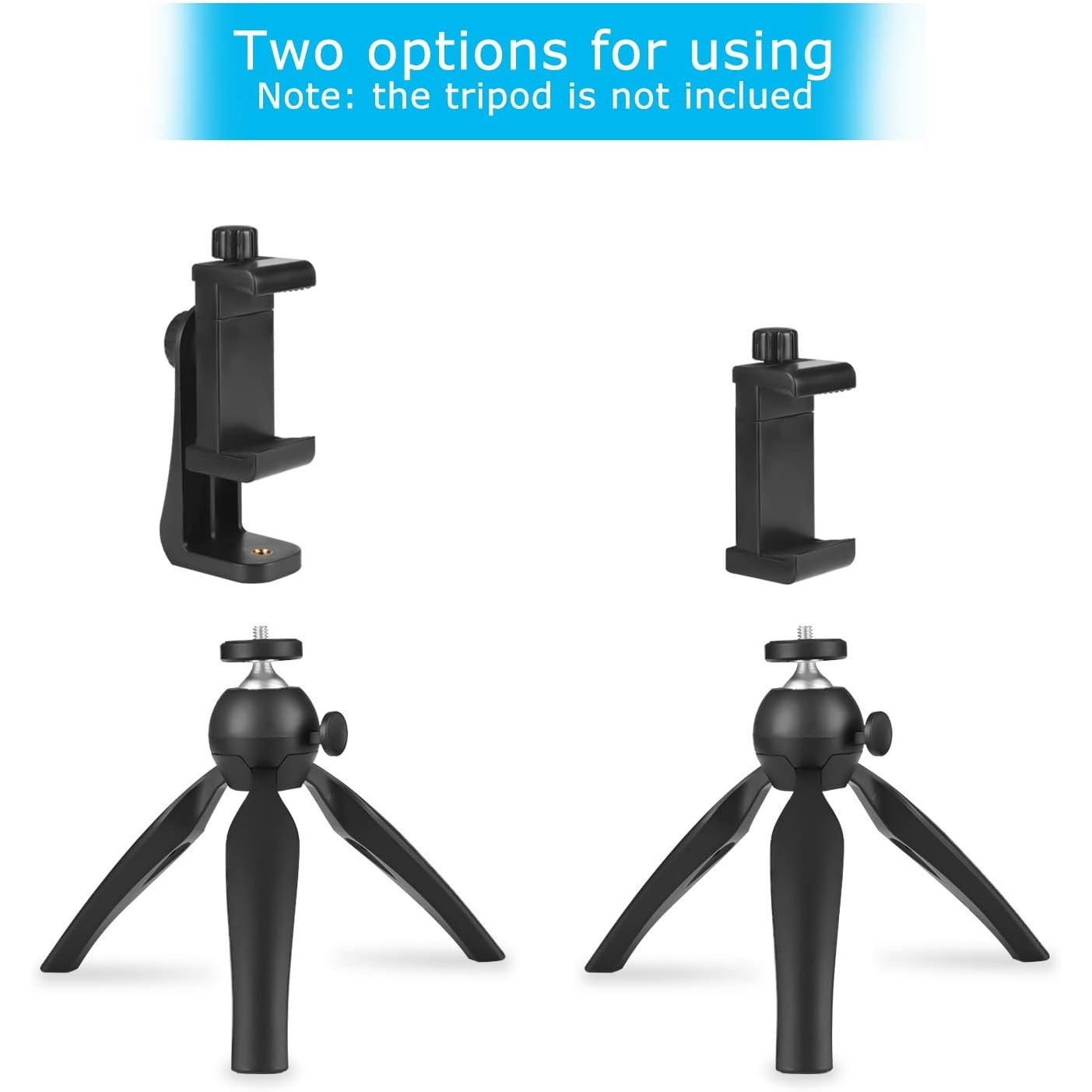SharingMoment Premium Smartphone Holder/Vertical And Horizontal Tripod Mount
