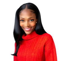 13x4 Full Frontal Lace Front Wig Straight Human Hair