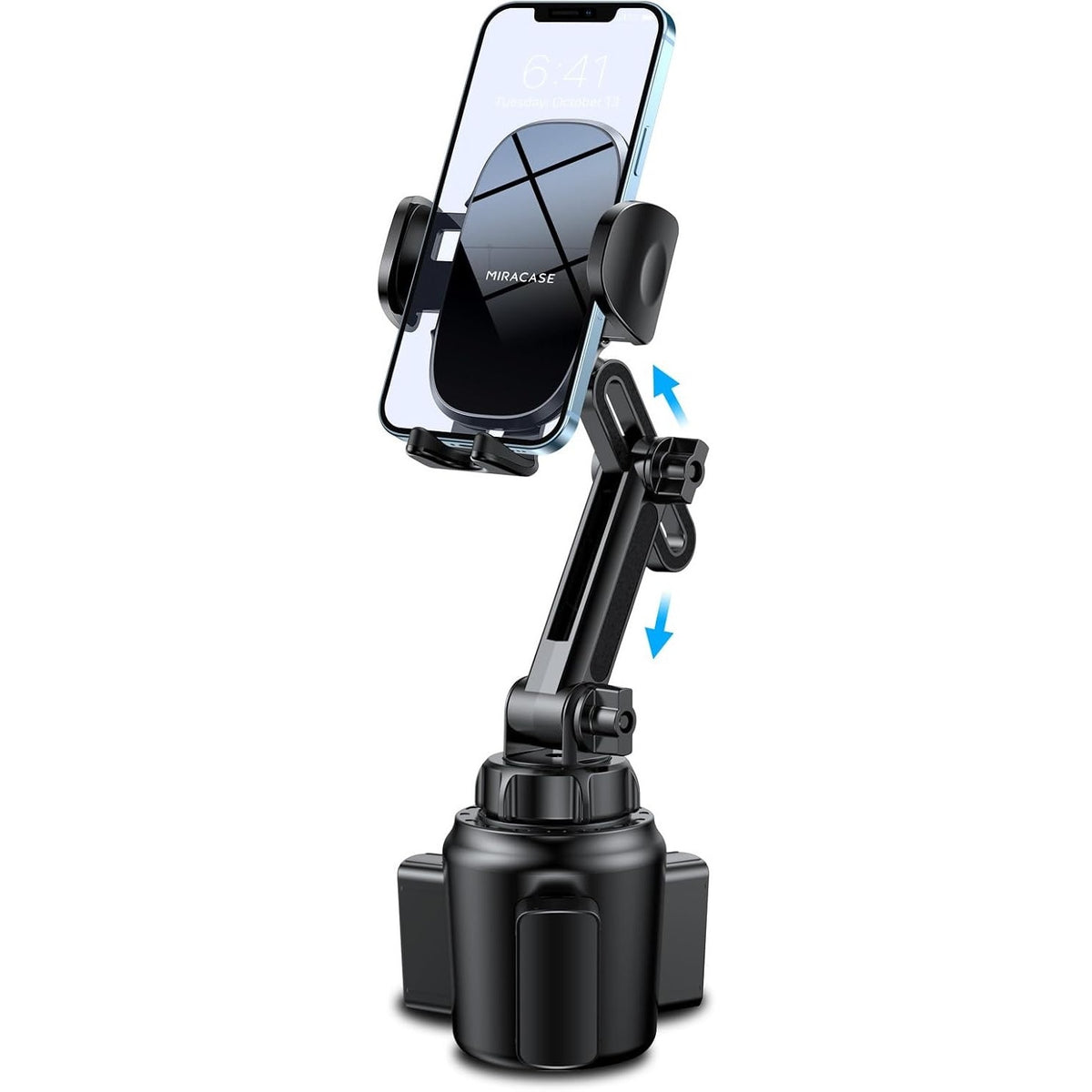 Miracase [Upgraded Version] Cup Phone Holder for Car, Universal Adjustable Long