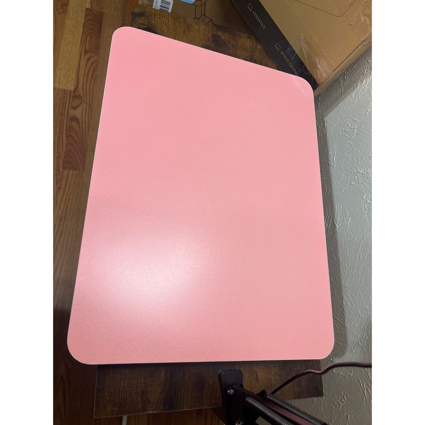 ZEAPTAC Lap Desk With Pillow Cushion, Portable Bed Desk, Fits Up To 15.6"-Pink