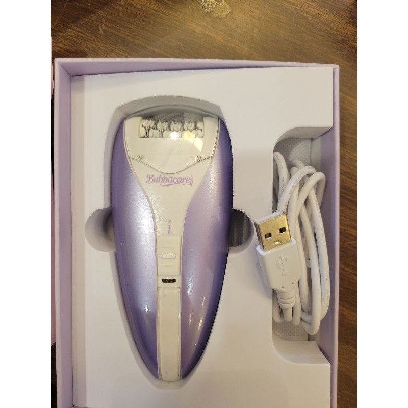 Silent Epilator for Women, 2-Speed Facial & Body Hair Remover, Smooth (Purple)