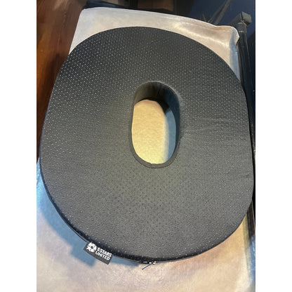 5 STARS UNITED Donut Pillow Hemorrhoid Tailbone Cushion–Large CushioN,Black Mesh