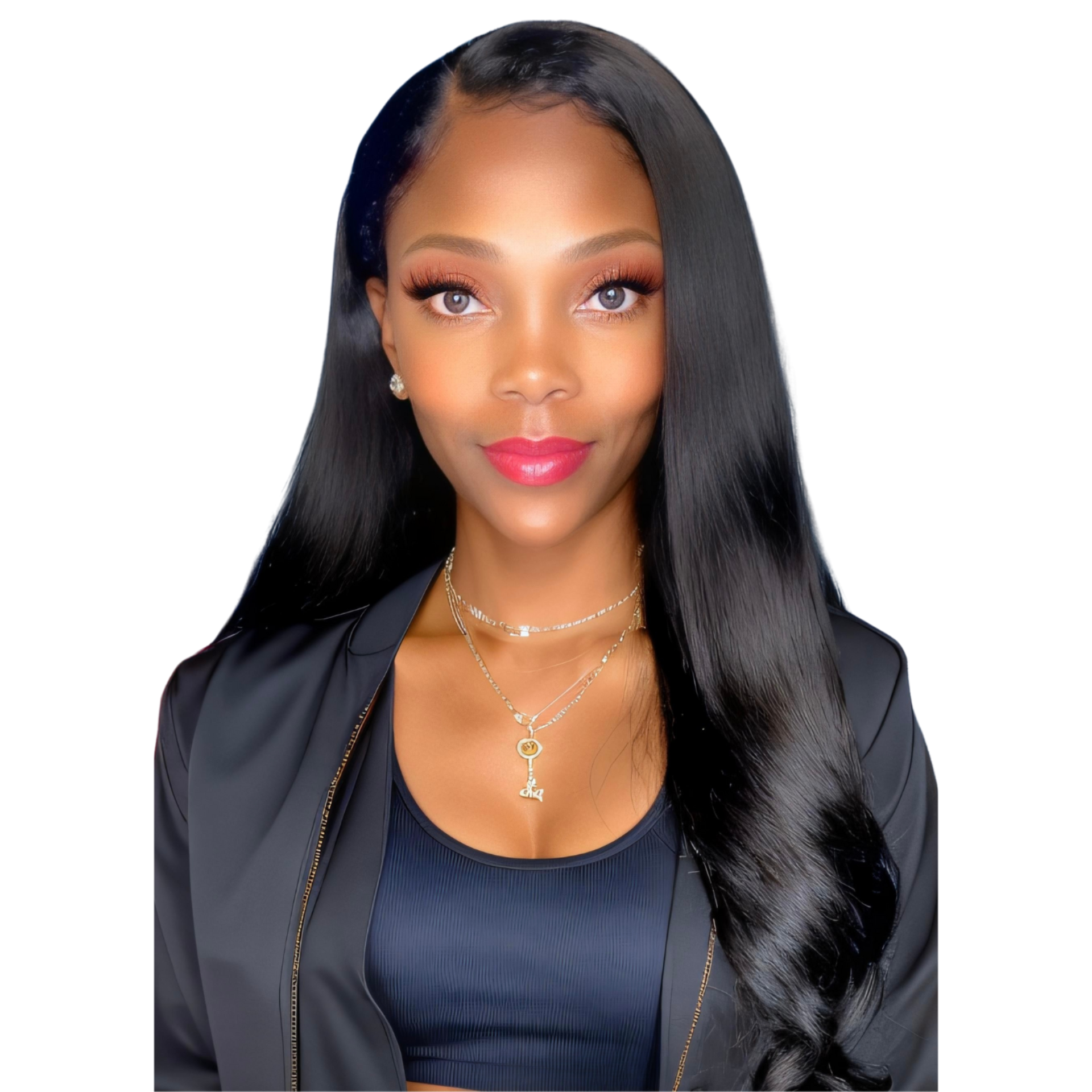13x4 Full Frontal Lace Front Wig Straight Human Hair