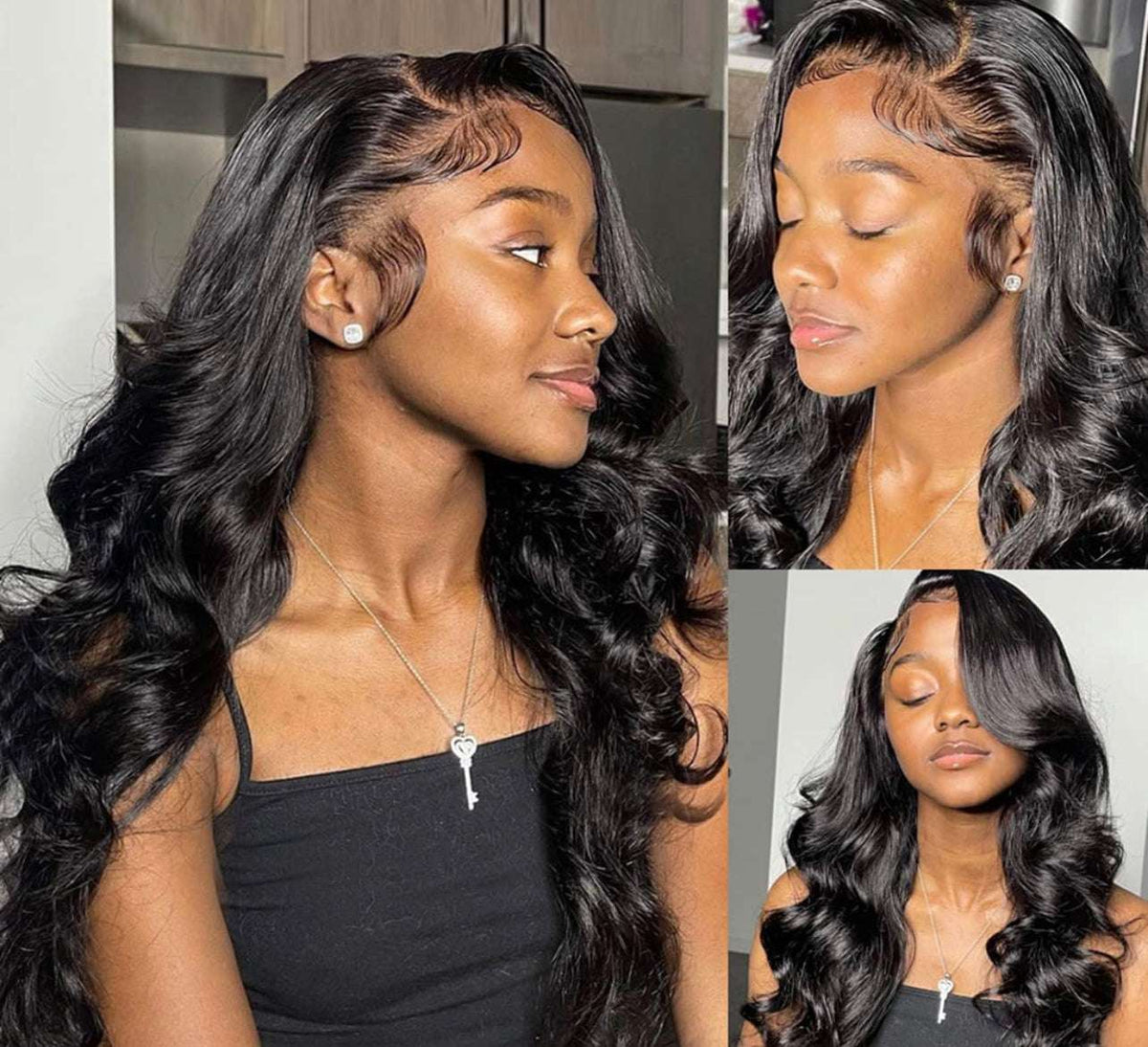 20" 13x6 Lace Front Wig Lace- Body Wave Human Hair 150% The Boss Hair 210